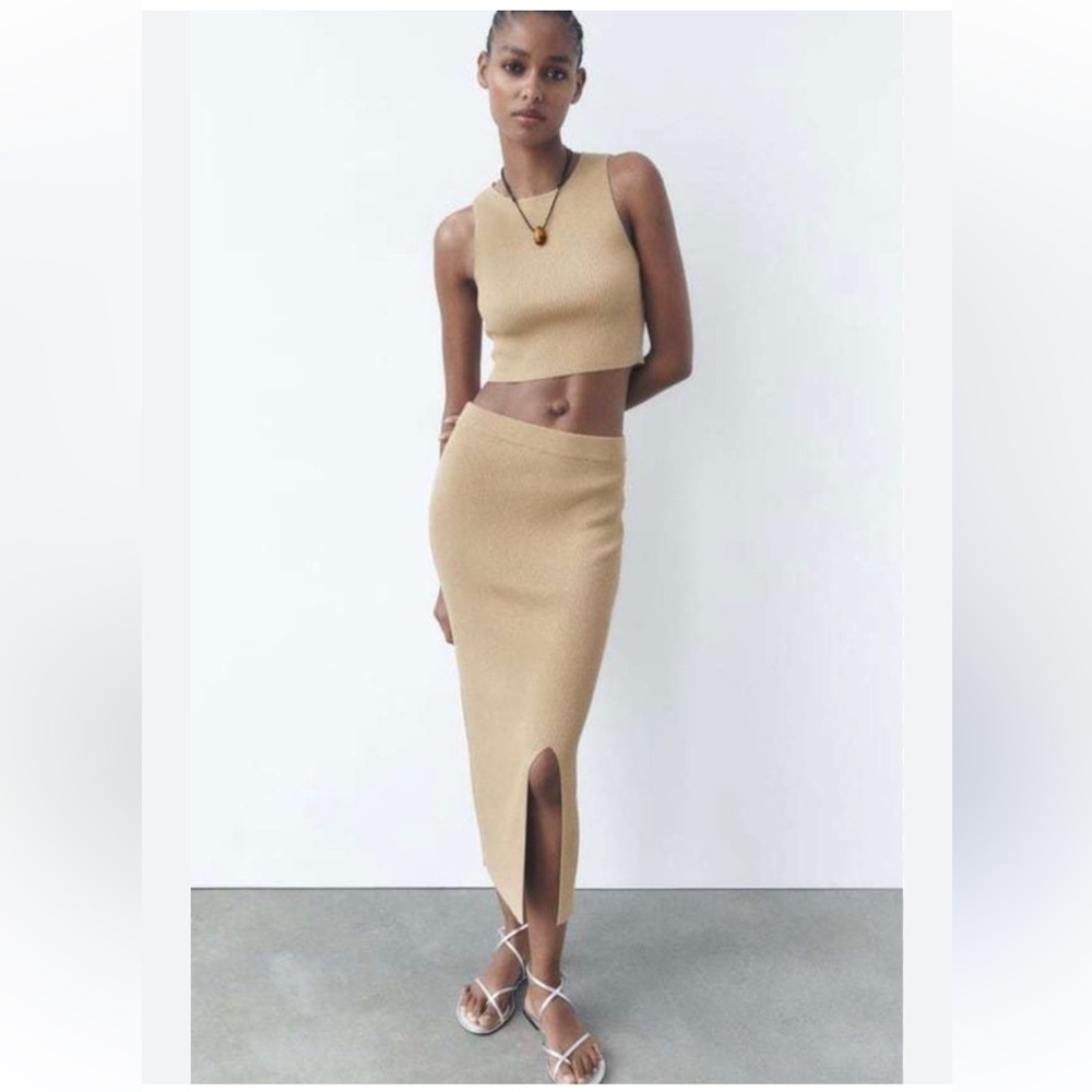 Zara Tan/Gold Set